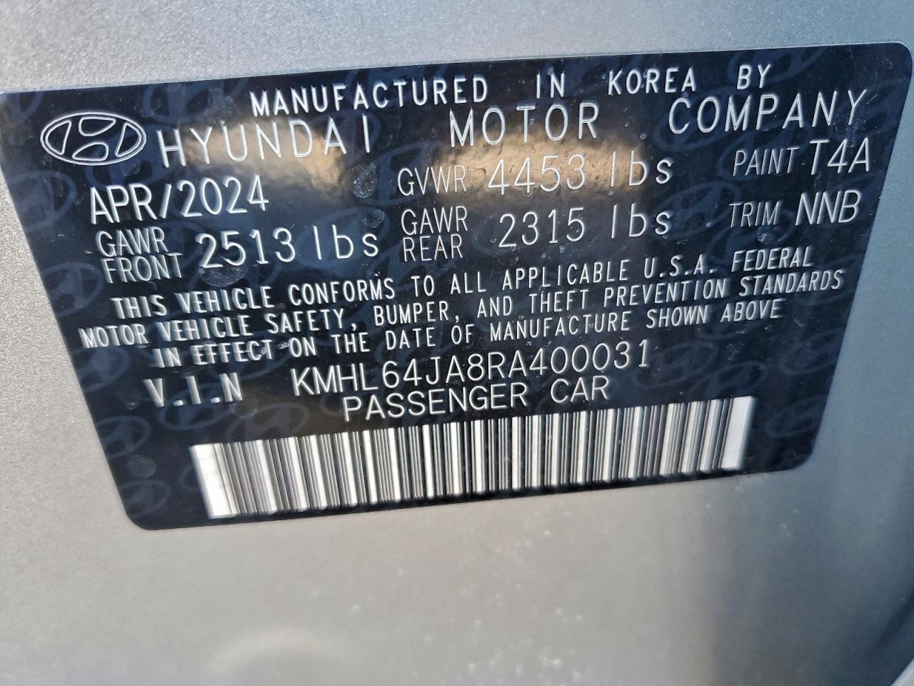 2024 HYUNDAI SONATA SEL photo 12
