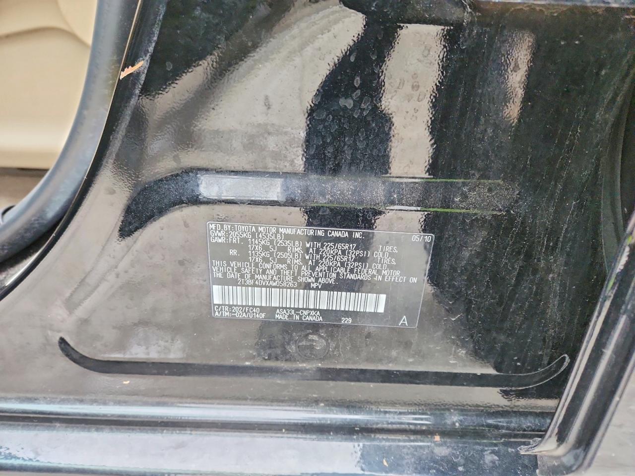 2010 TOYOTA RAV4 photo 13