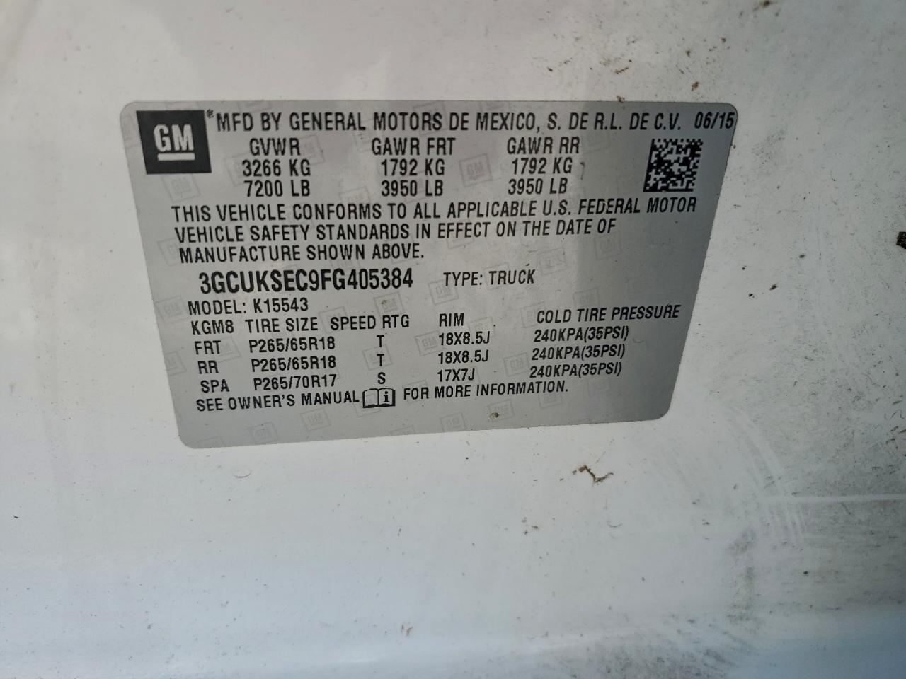 2015 CHEVROLET SILVERADO K1500 LTZ photo 12
