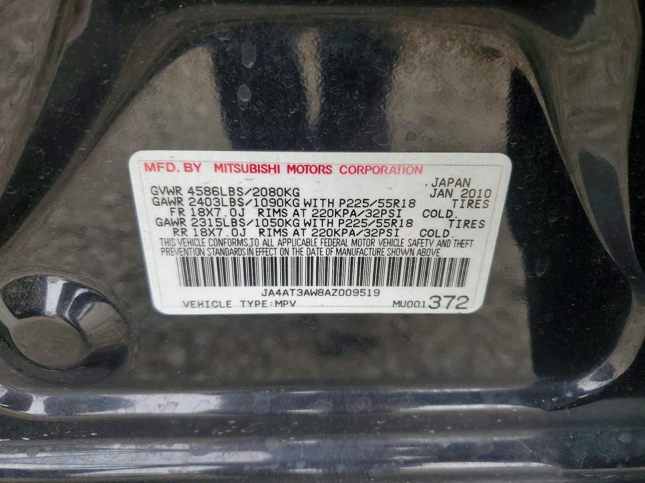 2010 MITSUBISHI OUTLANDER SE photo 13