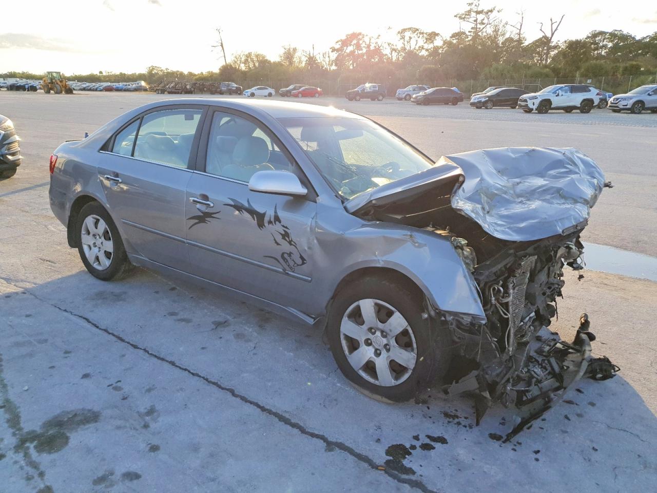 2008 HYUNDAI SONATA GLS photo 4
