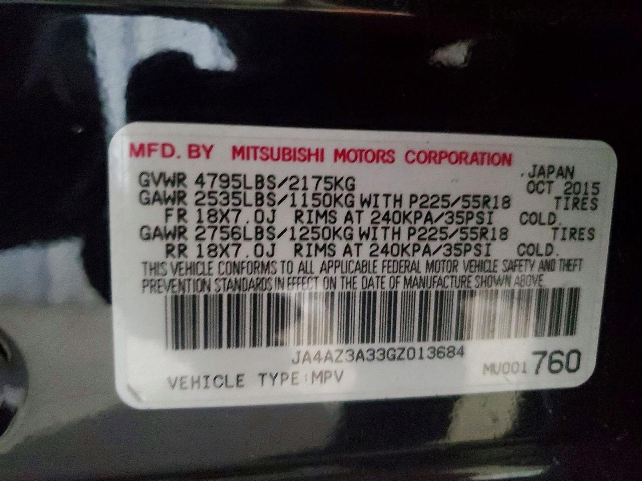 2016 MITSUBISHI OUTLANDER SE photo 13