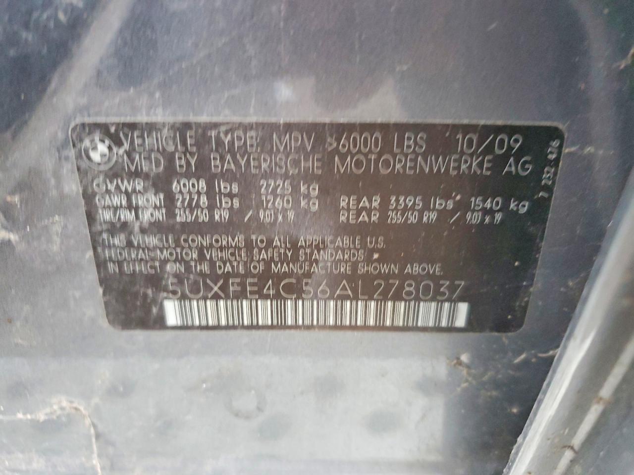 2010 BMW X5 XDRIVE30I photo 13