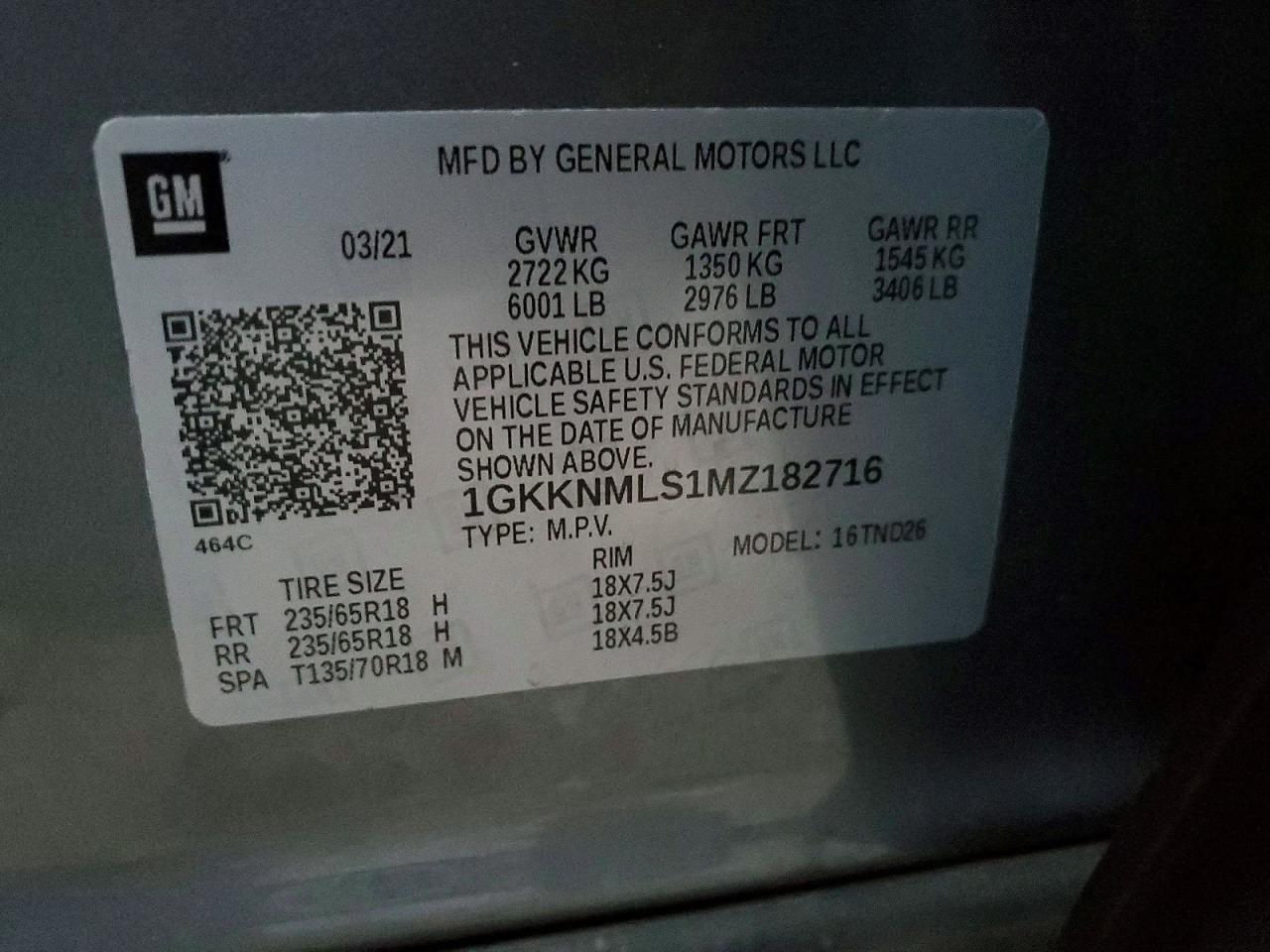 2021 GMC ACADIA SLT photo 13