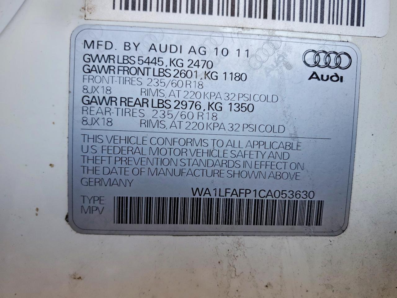 2012 AUDI Q5 PREMIUM PLUS photo 27