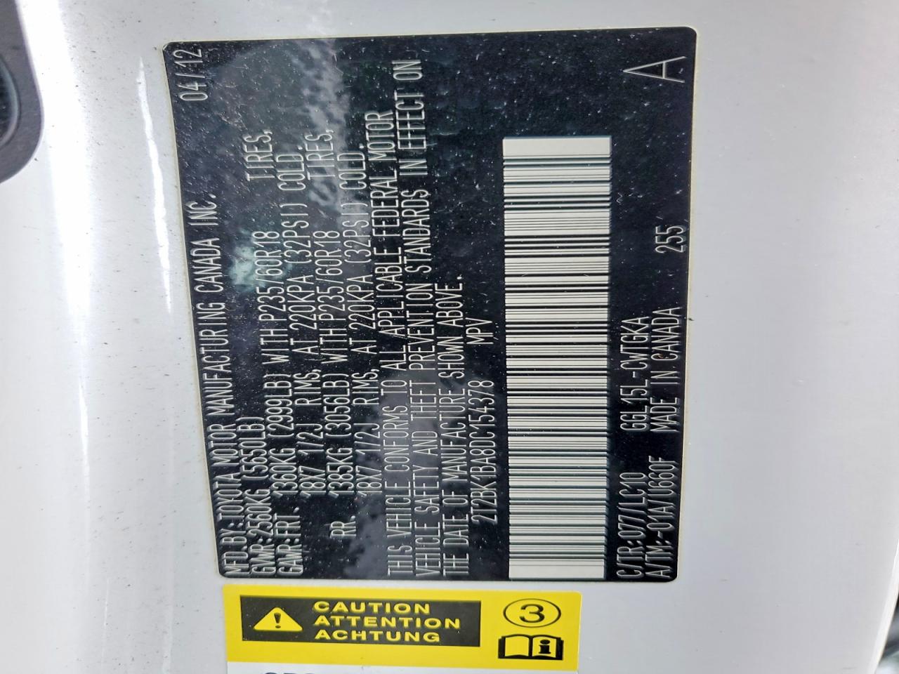 2013 LEXUS RX 350 BASE photo 13