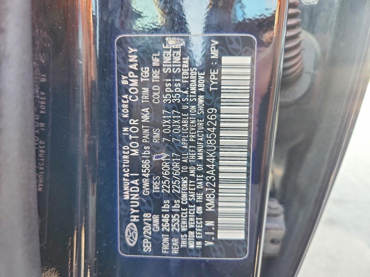 2019 HYUNDAI TUCSON SE photo 25