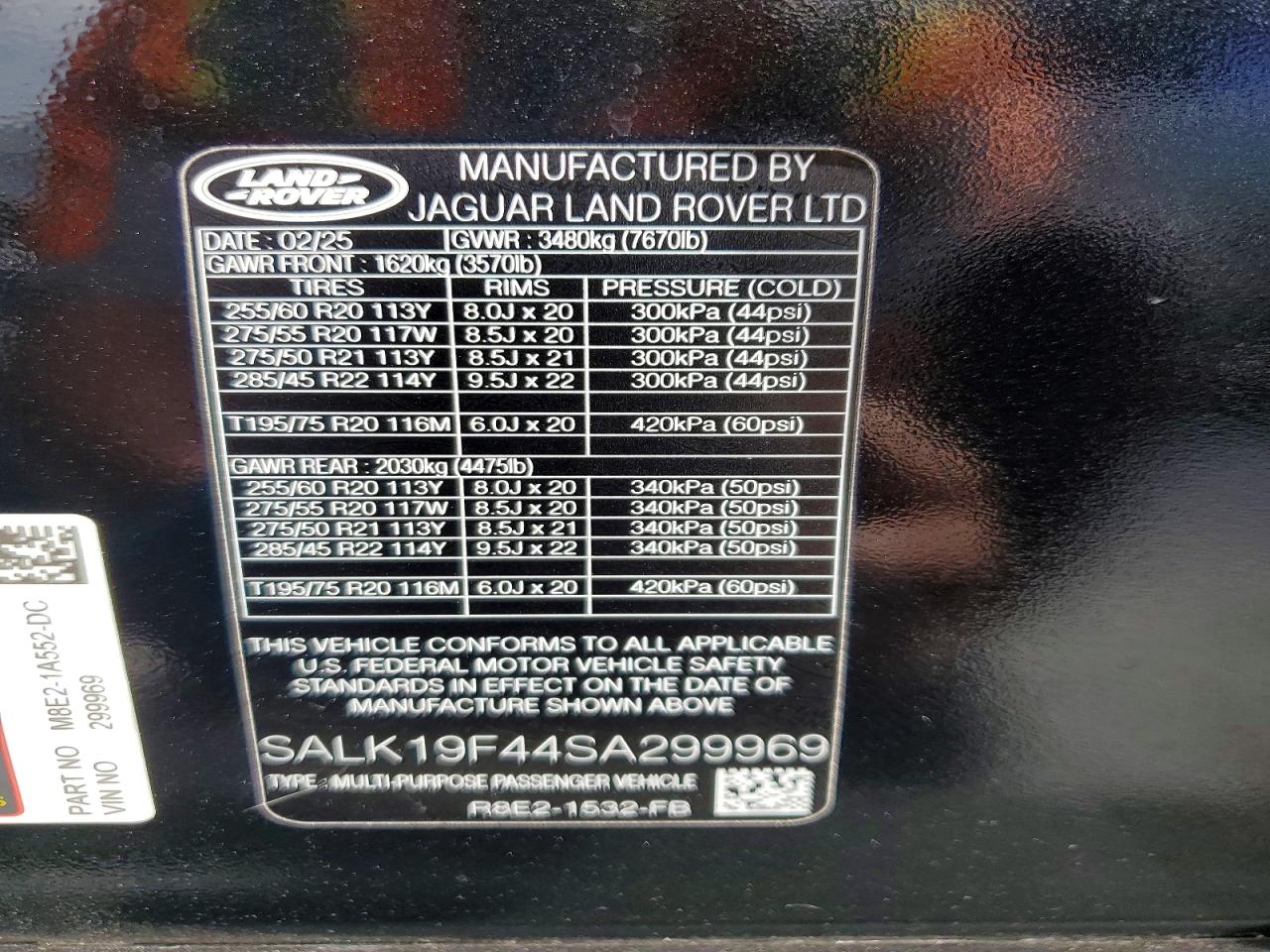 2025 LAND ROVER RANGE ROVER AUTOBIOGRAPHY photo 14