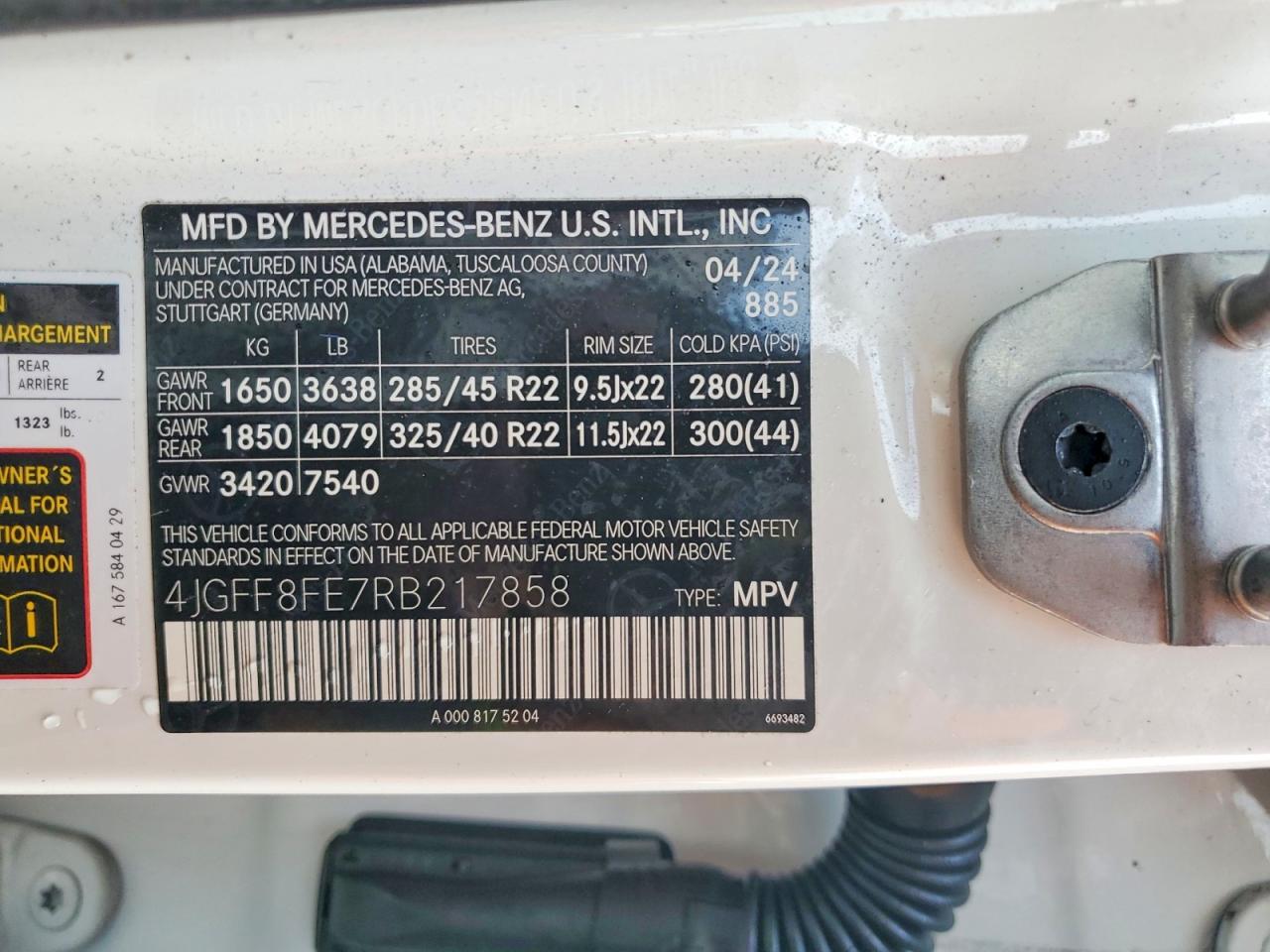 2024 MERCEDES-BENZ GLS 580 4MATIC photo 13