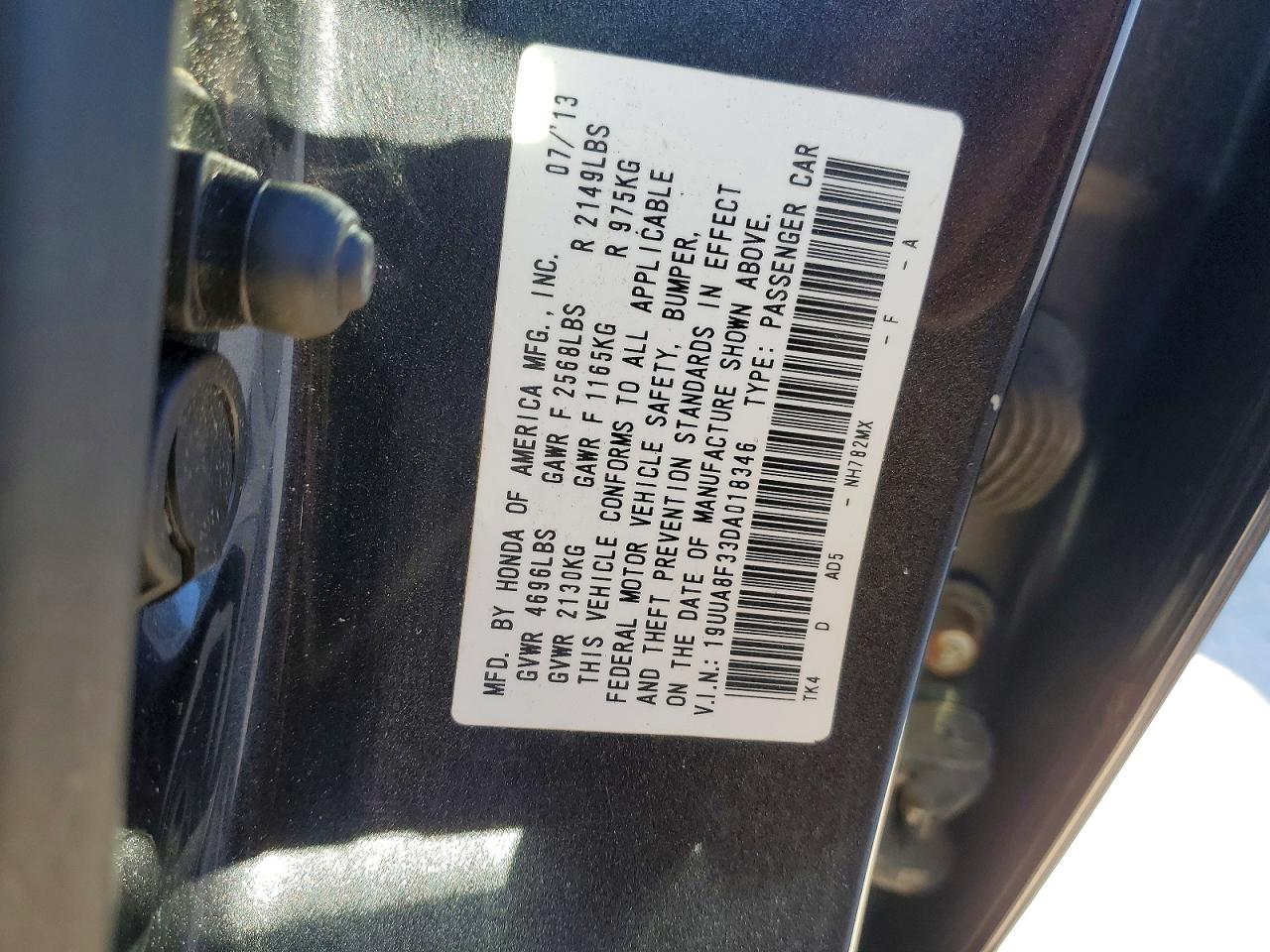 2013 ACURA TL SE photo 12