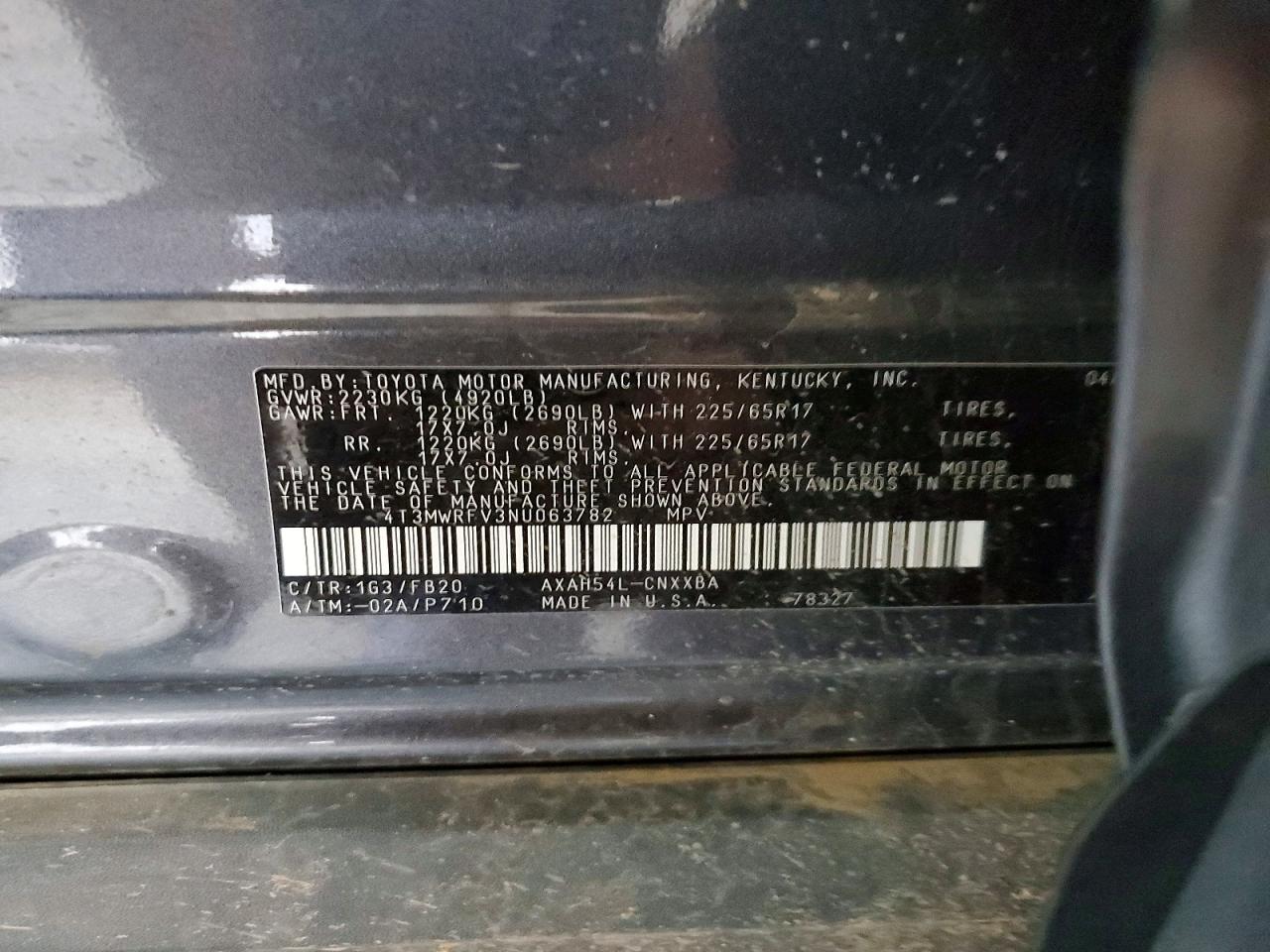 2022 TOYOTA RAV4 LE photo 14