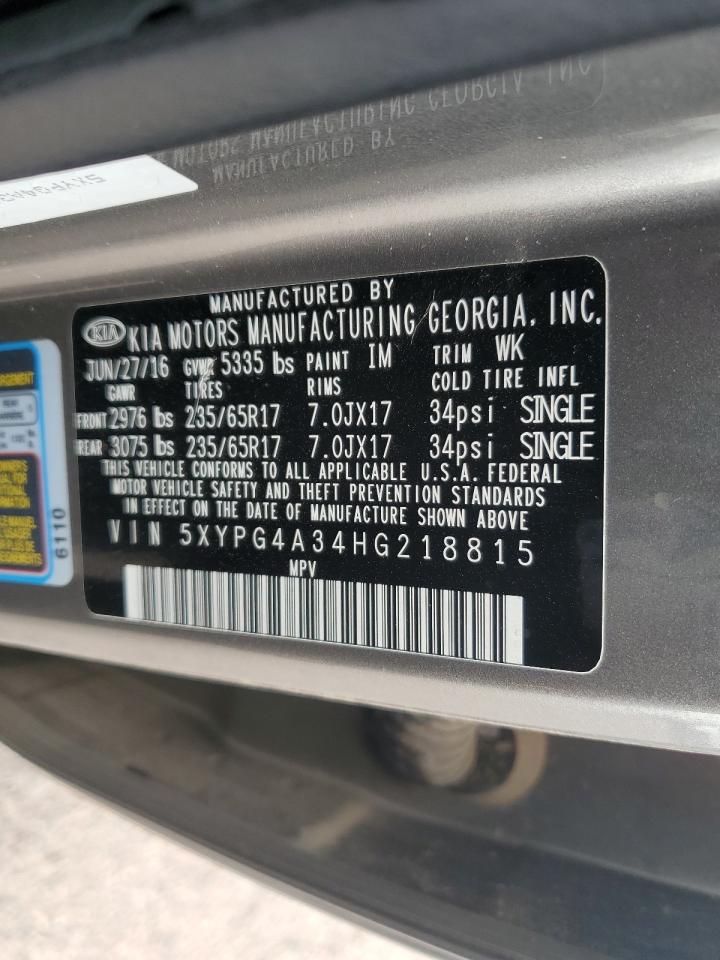 2017 KIA SORENTO LX photo 13