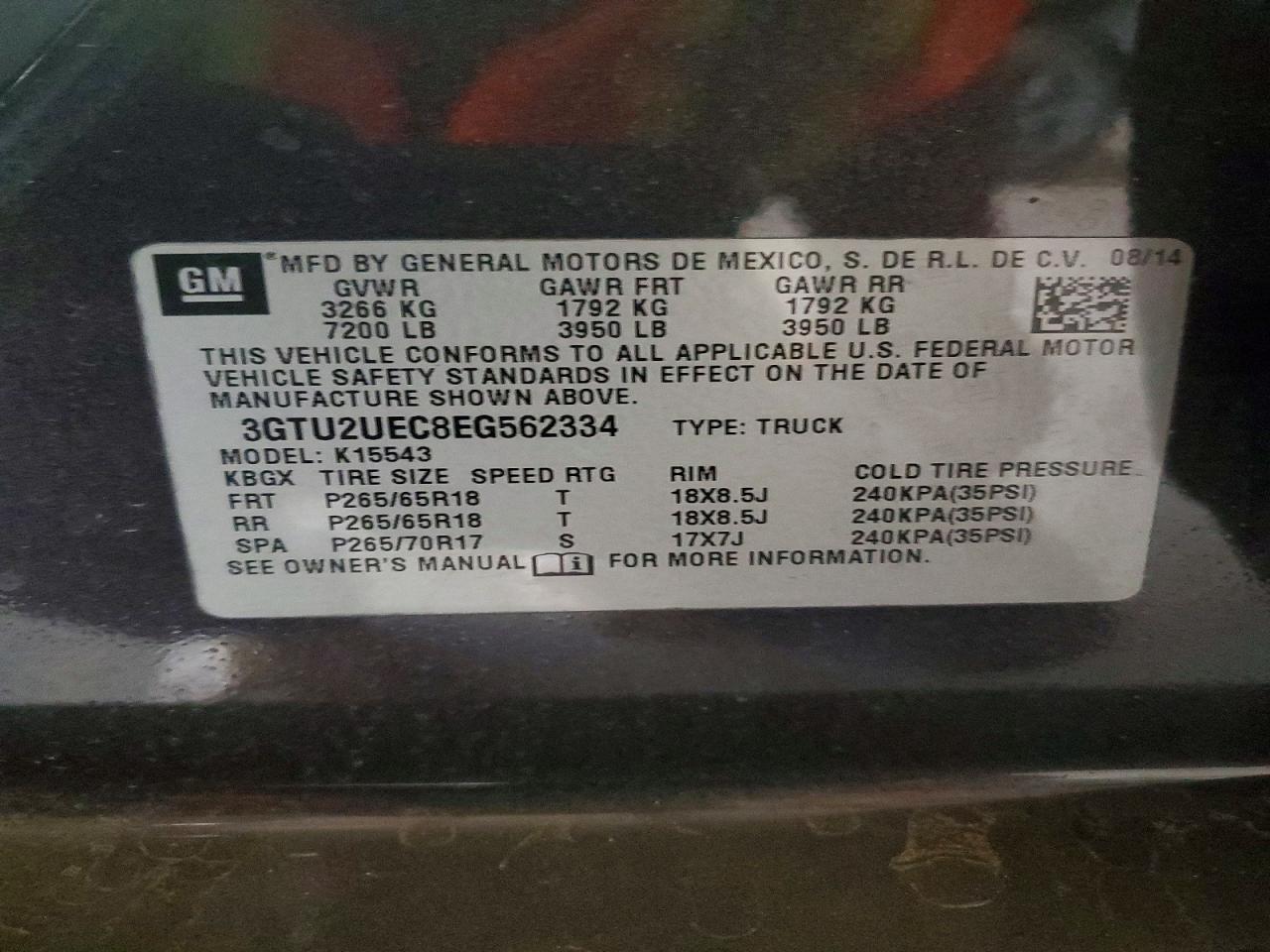 2014 GMC SIERRA K1500 SLE photo 12