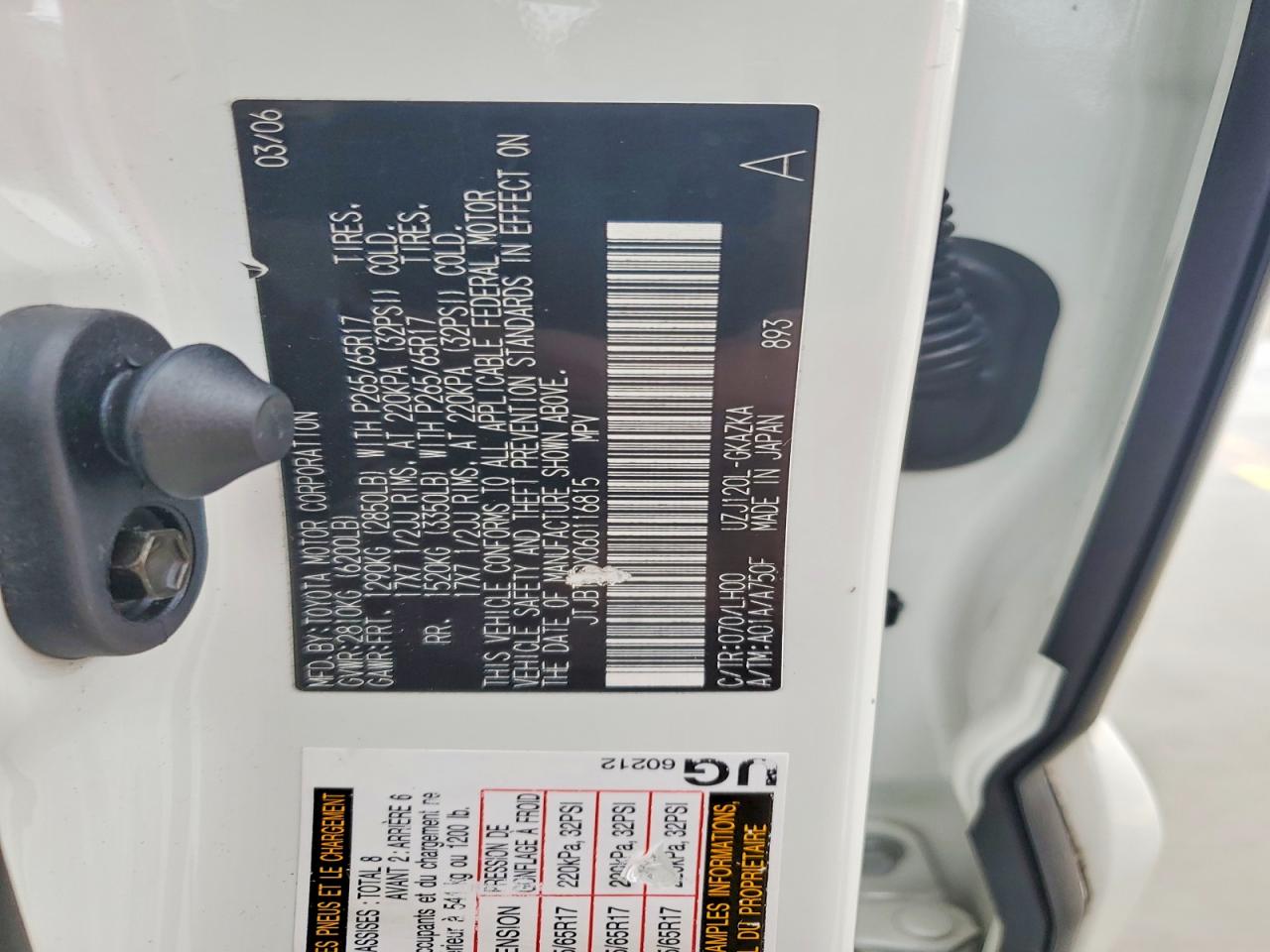 2006 LEXUS GX 470 photo 13