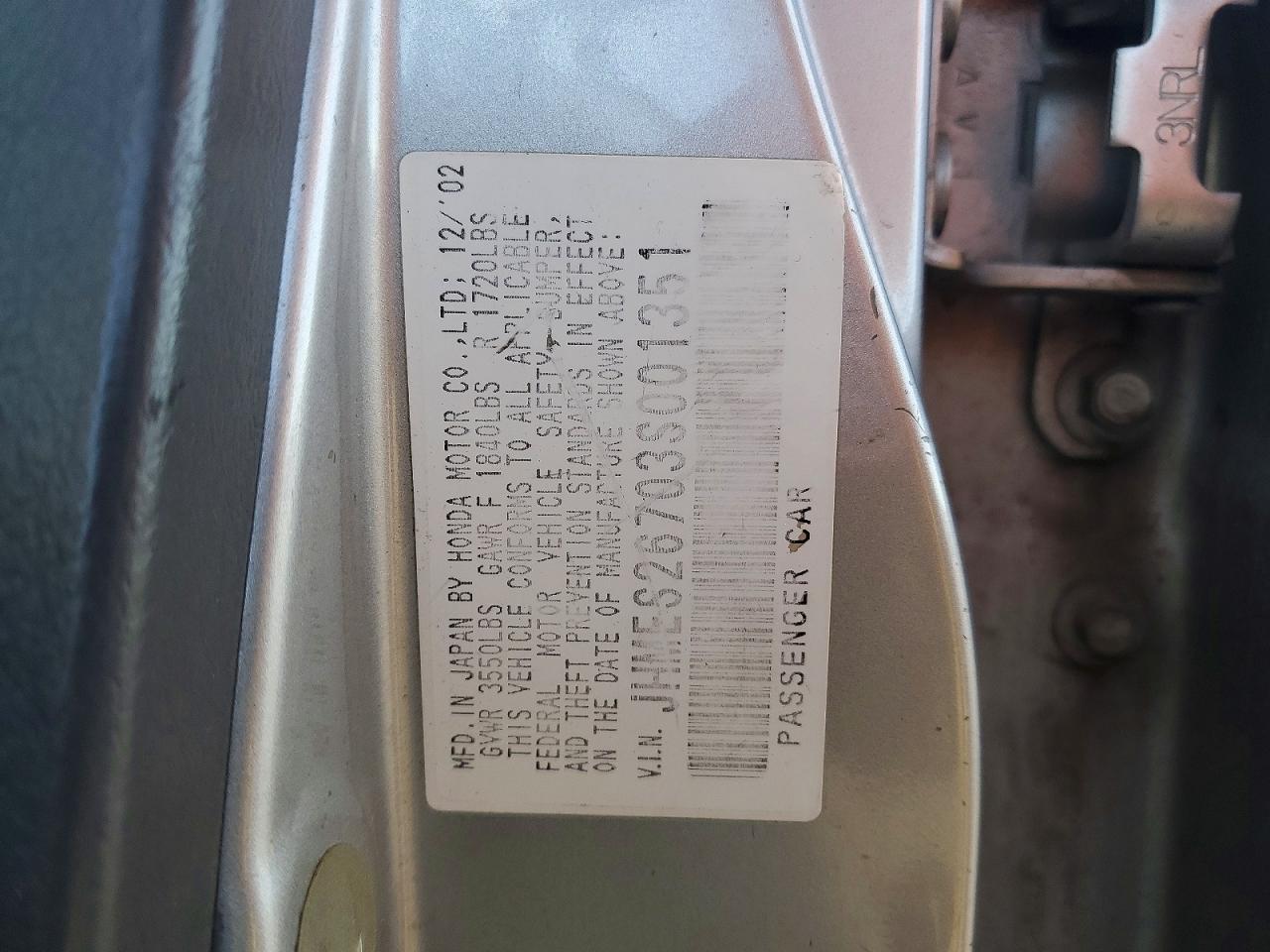 2003 HONDA CIVIC EX photo 12