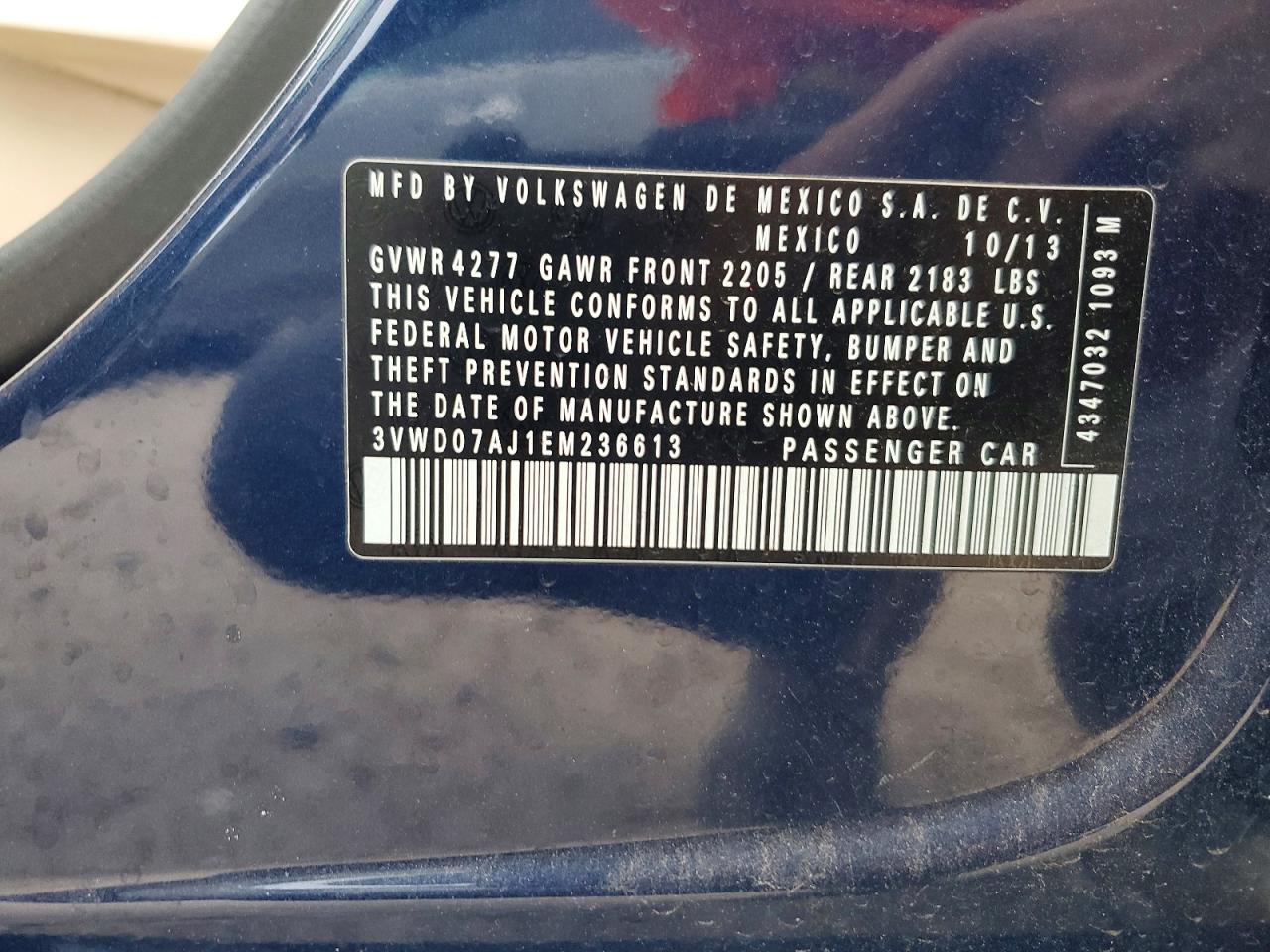 2014 VOLKSWAGEN JETTA SE photo 12