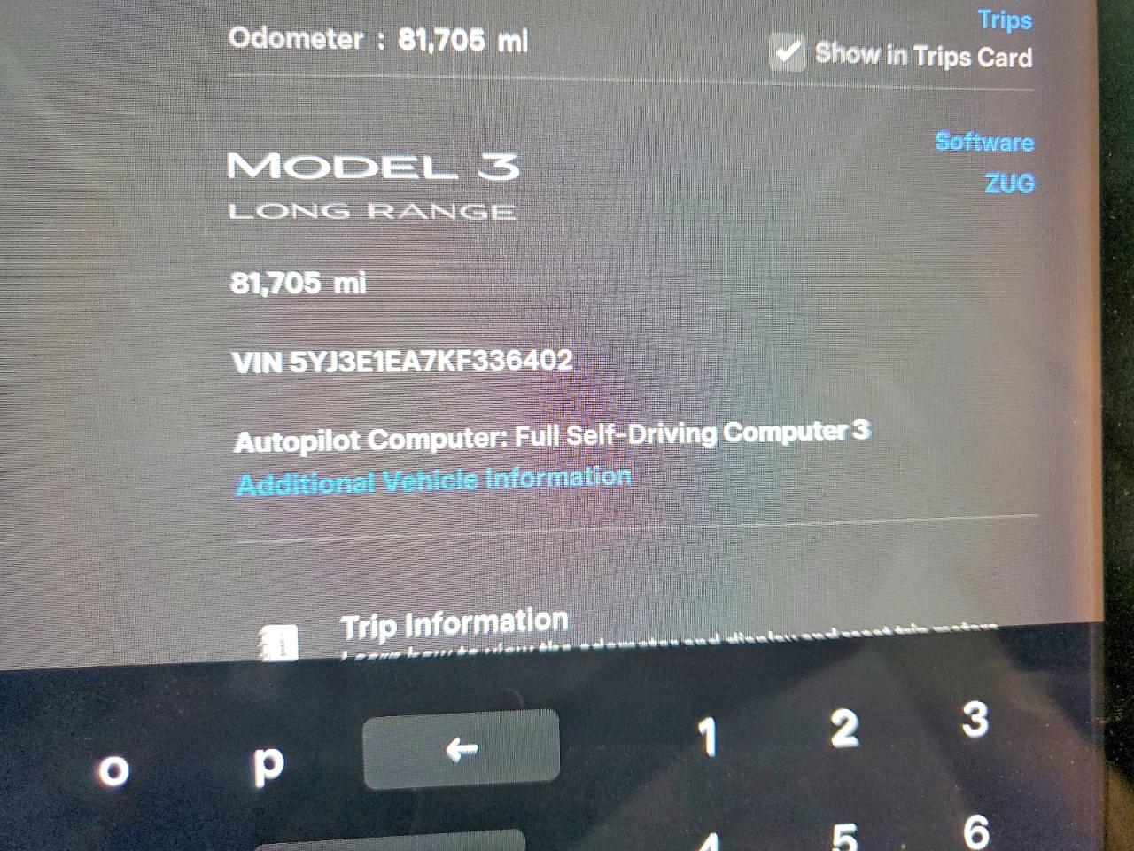 2019 TESLA MODEL 3 photo 9