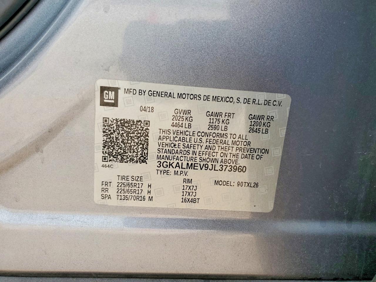 2018 GMC TERRAIN SLE photo 13