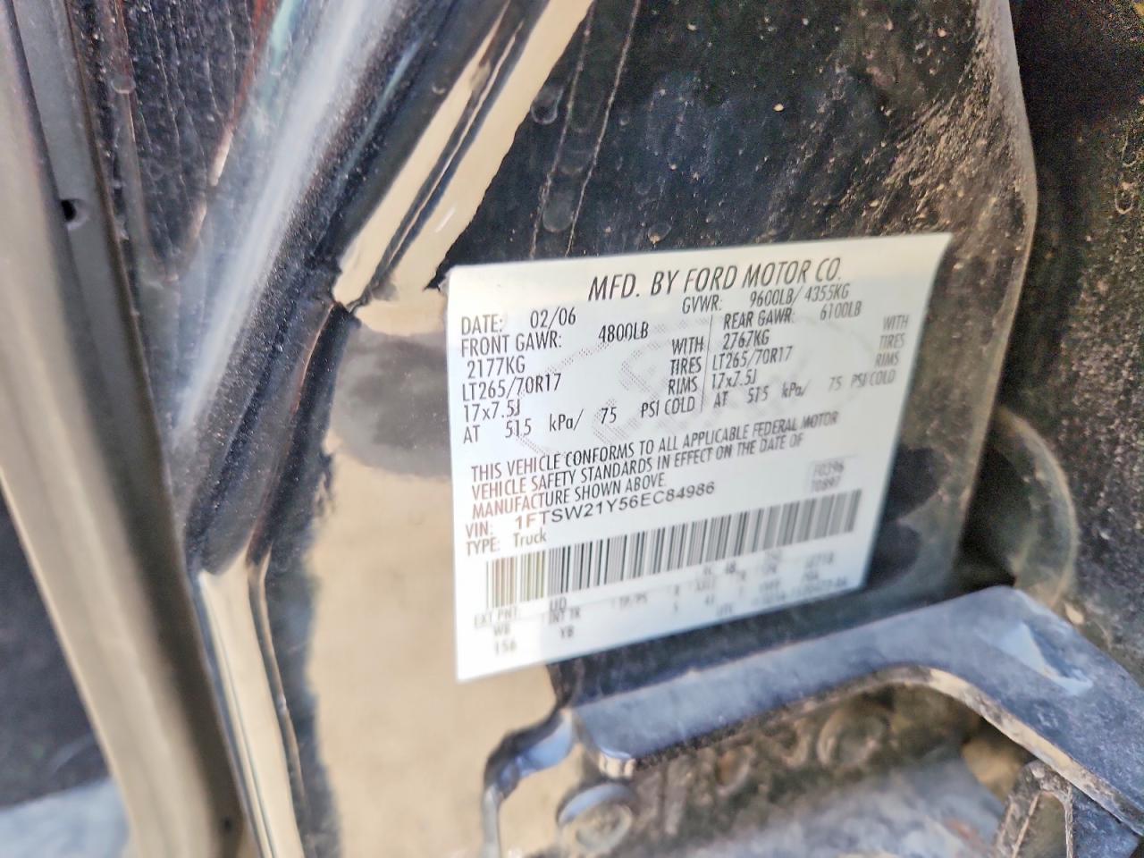 2006 FORD F250 SUPER DUTY photo 12