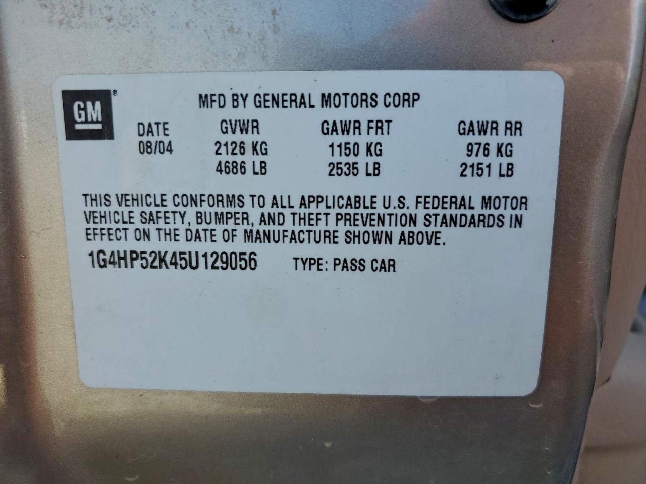 2005 BUICK LESABRE CUSTOM photo 12