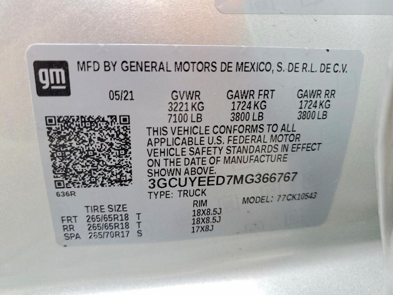 2021 CHEVROLET SILVERADO K1500 RST photo 12
