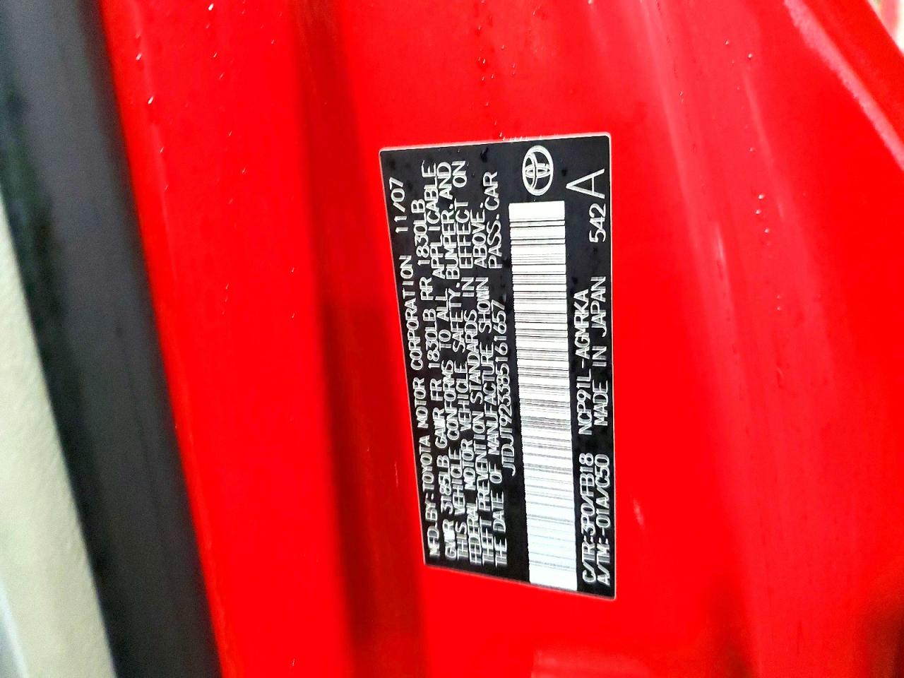 2008 TOYOTA YARIS photo 13