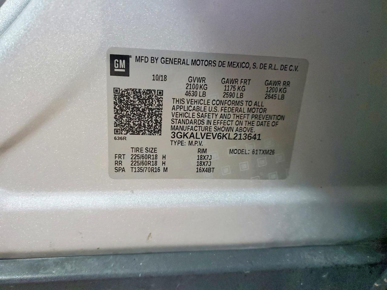 2019 GMC TERRAIN SLT photo 13