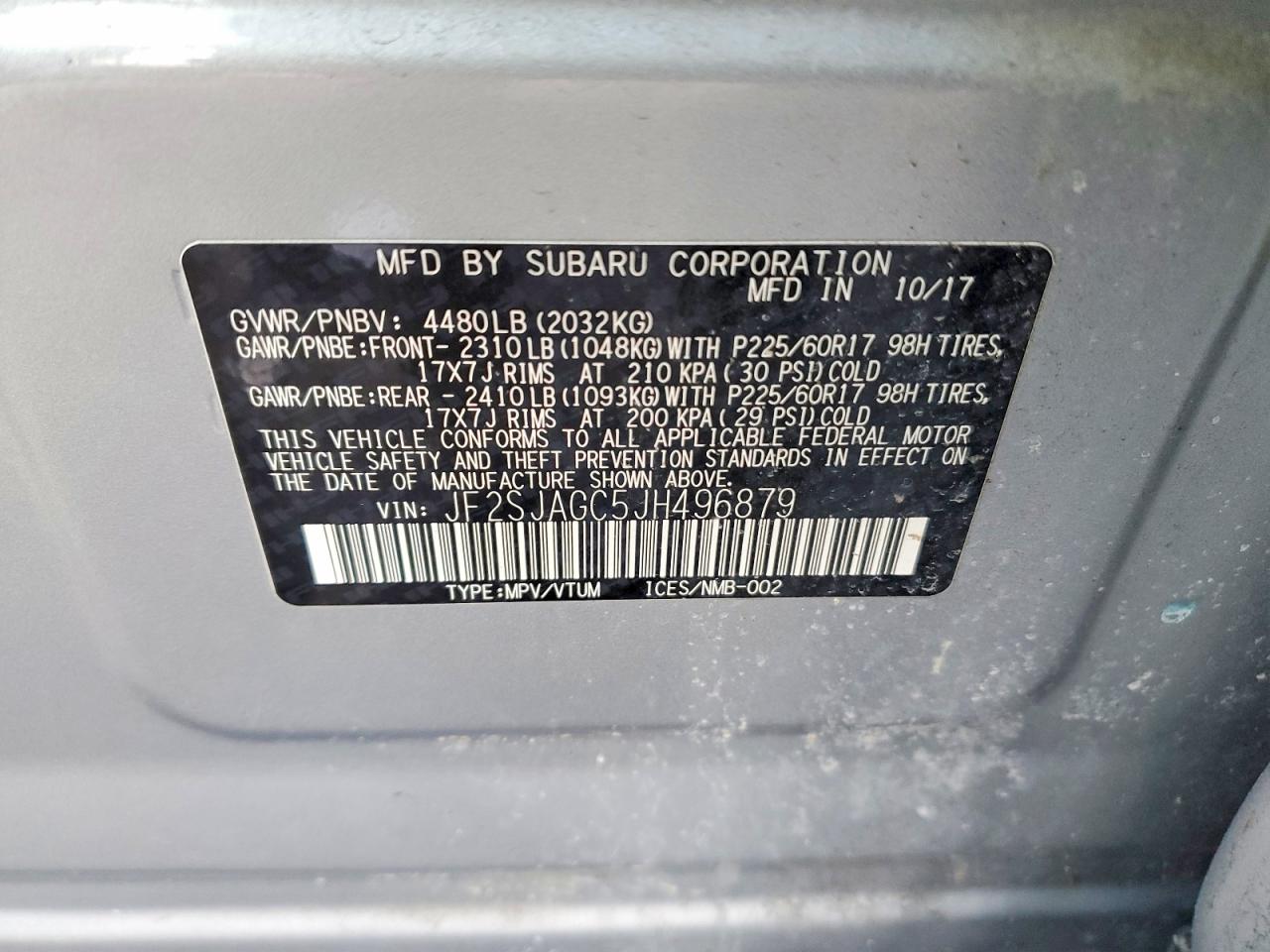 2018 SUBARU FORESTER 2.5I PREMIUM photo 27