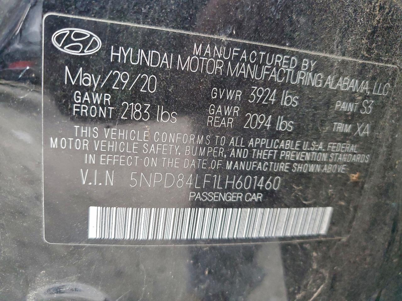 2020 HYUNDAI ELANTRA SEL photo 12