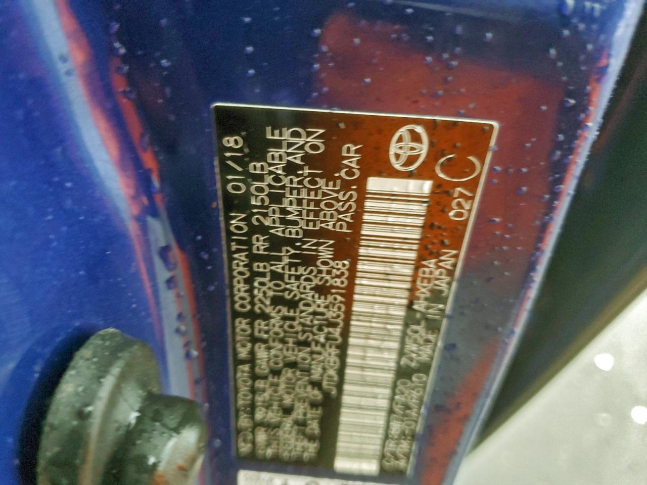 2018 TOYOTA PRIUS photo 13