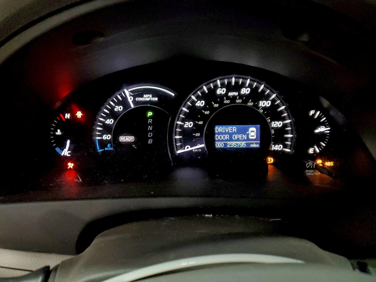 2008 TOYOTA CAMRY HYBRID photo 9