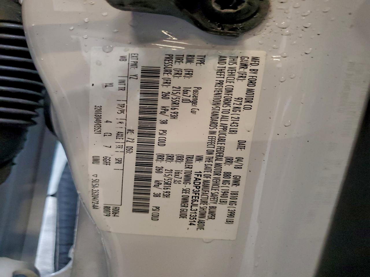 2018 FORD FOCUS SE photo 12