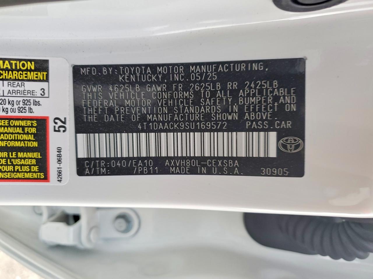 2025 TOYOTA CAMRY XSE photo 13