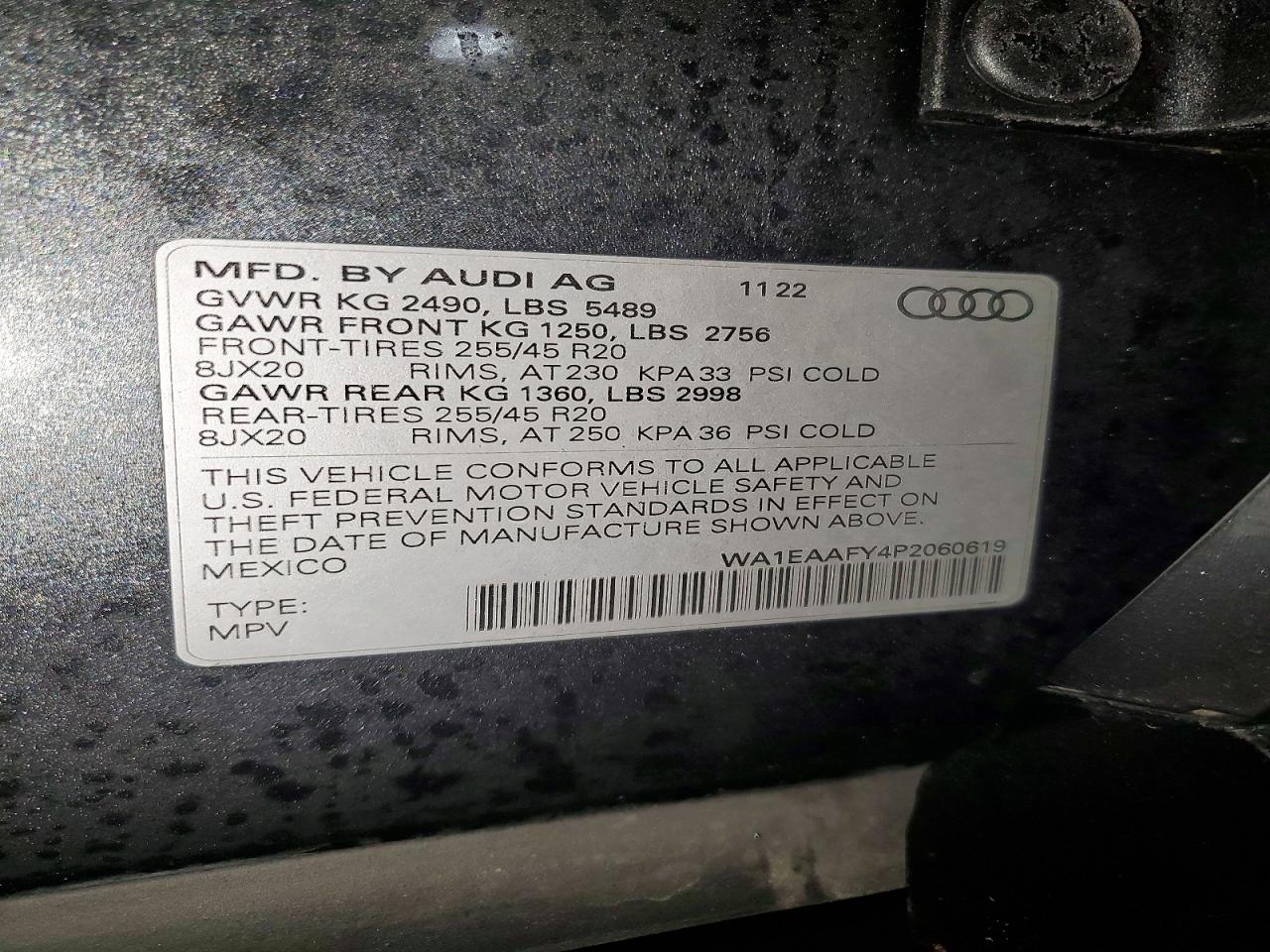 2023 AUDI Q5 PREMIUM PLUS 45 photo 14