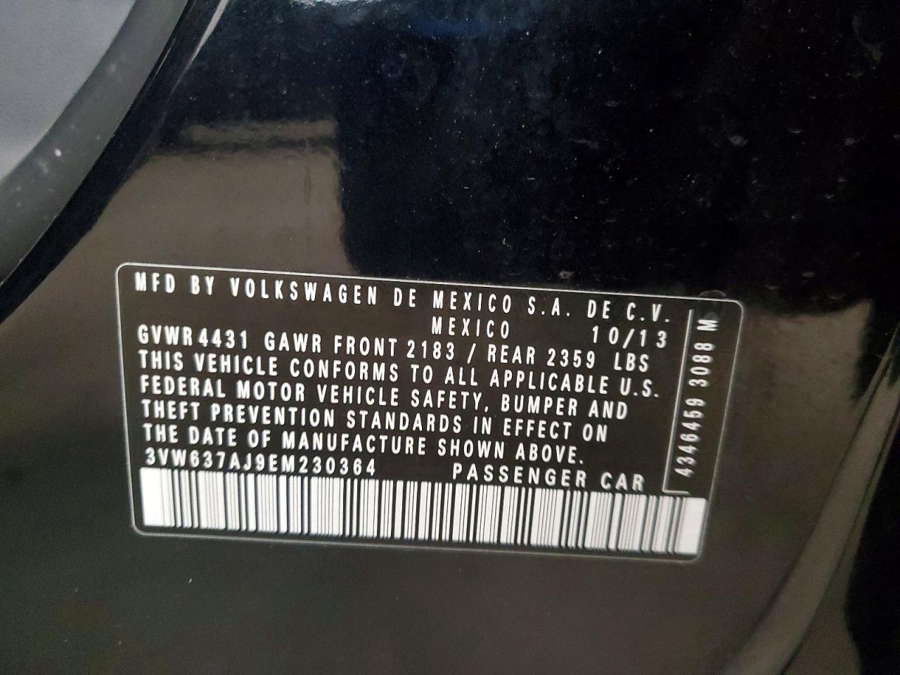 2014 VOLKSWAGEN JETTA HYBRID photo 13