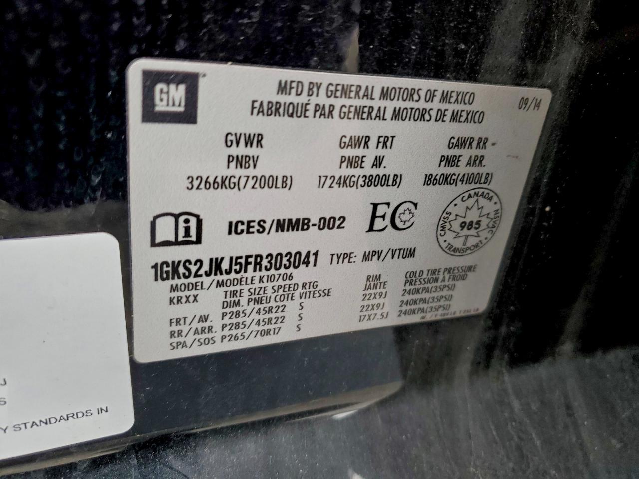 2015 GMC YUKON XL DENALI photo 13