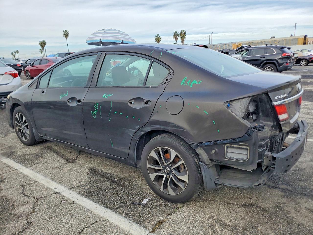 2013 HONDA CIVIC EX photo 2