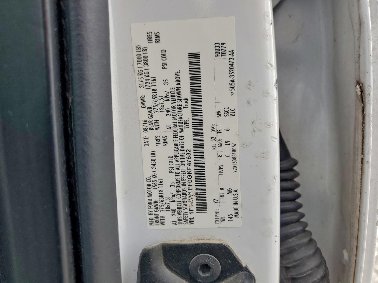 2016 FORD F150 SUPERCREW photo 12