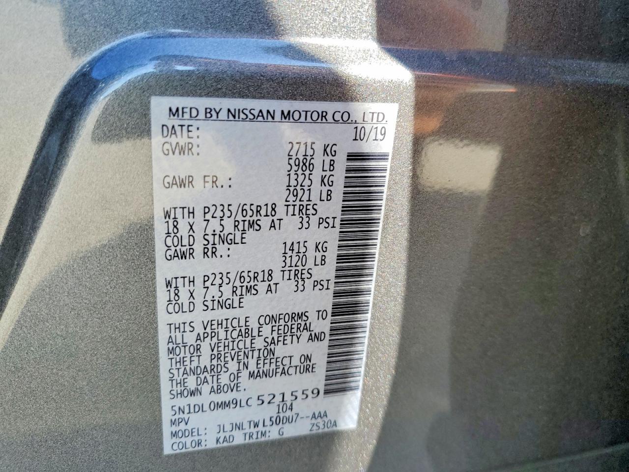 2020 INFINITI QX60 LUXE photo 13
