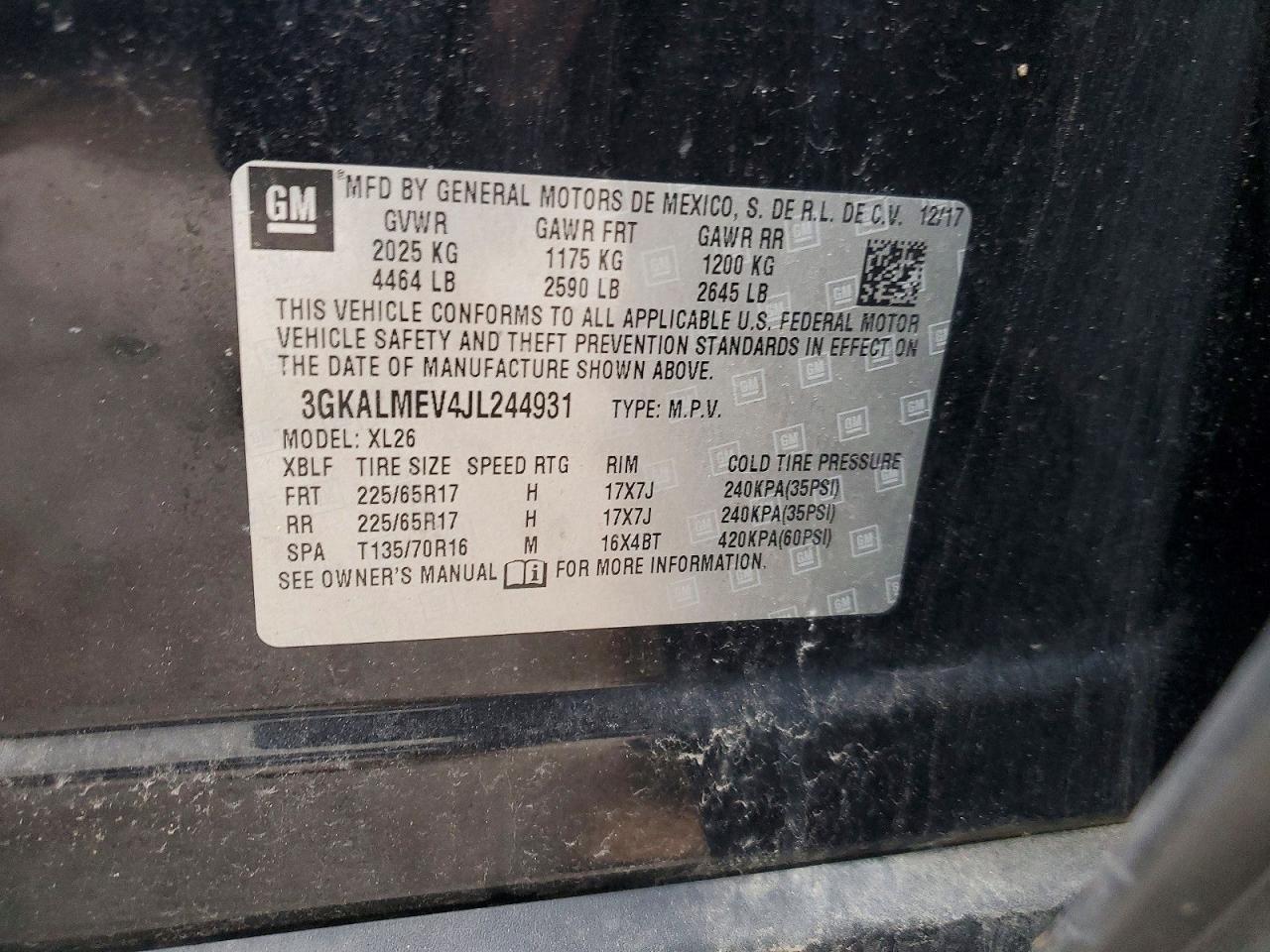 2018 GMC TERRAIN SLE photo 13