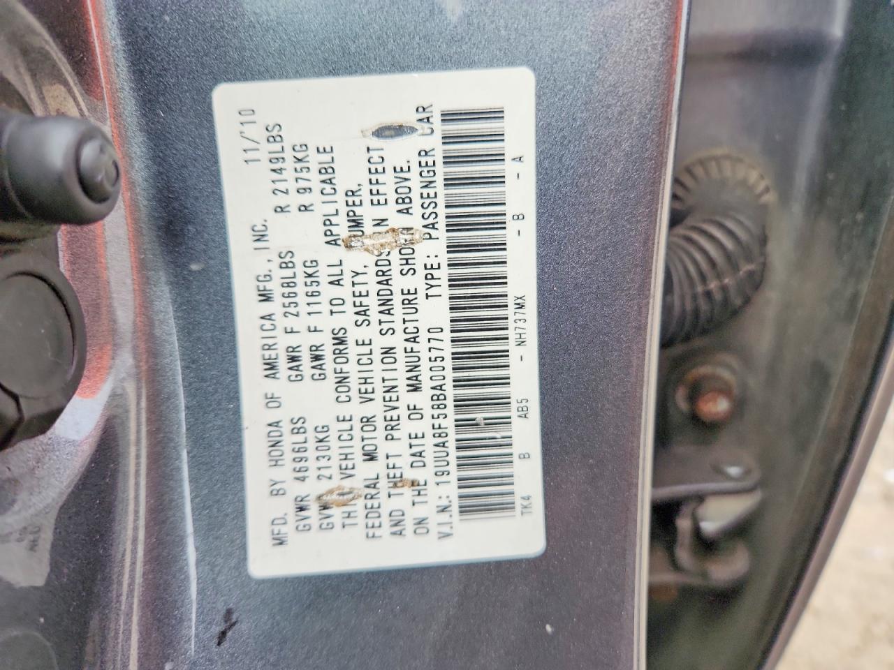 2011 ACURA TL photo 13