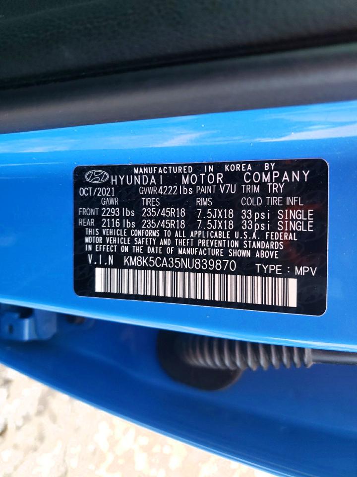 2022 HYUNDAI KONA LIMITED photo 23