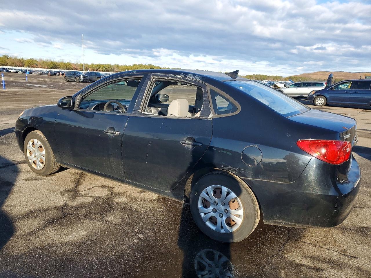 2010 HYUNDAI ELANTRA BLUE photo 4