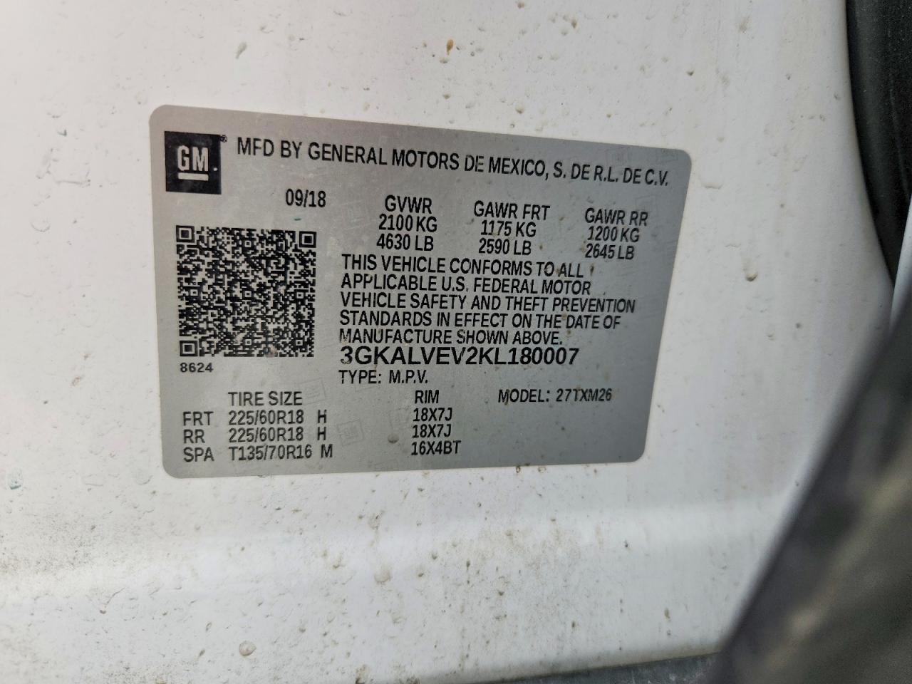 2019 GMC TERRAIN SLT photo 13