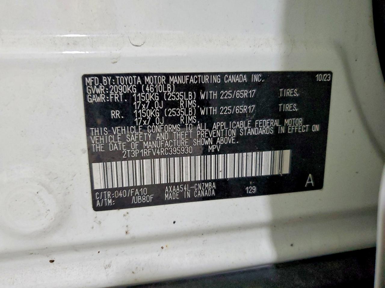 2024 TOYOTA RAV4 XLE photo 13