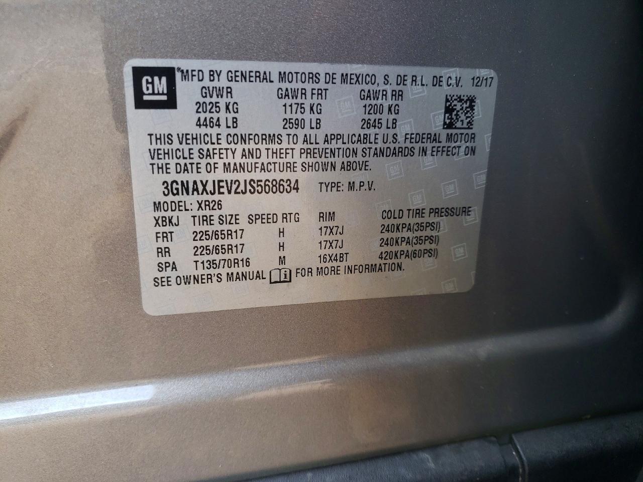 2018 CHEVROLET EQUINOX LT photo 13