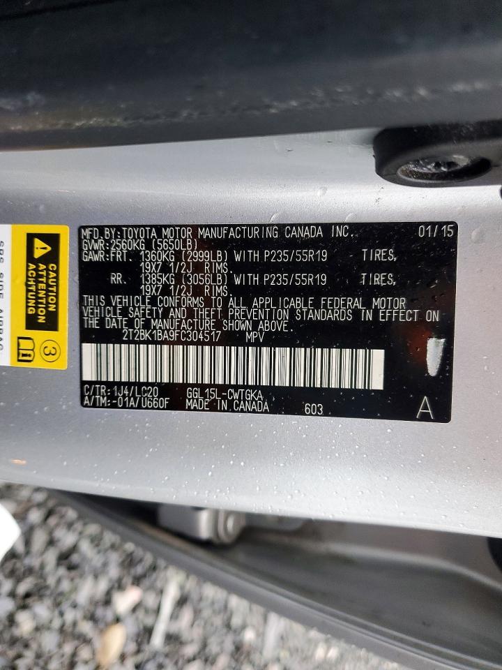 2015 LEXUS RX 350 BASE photo 14