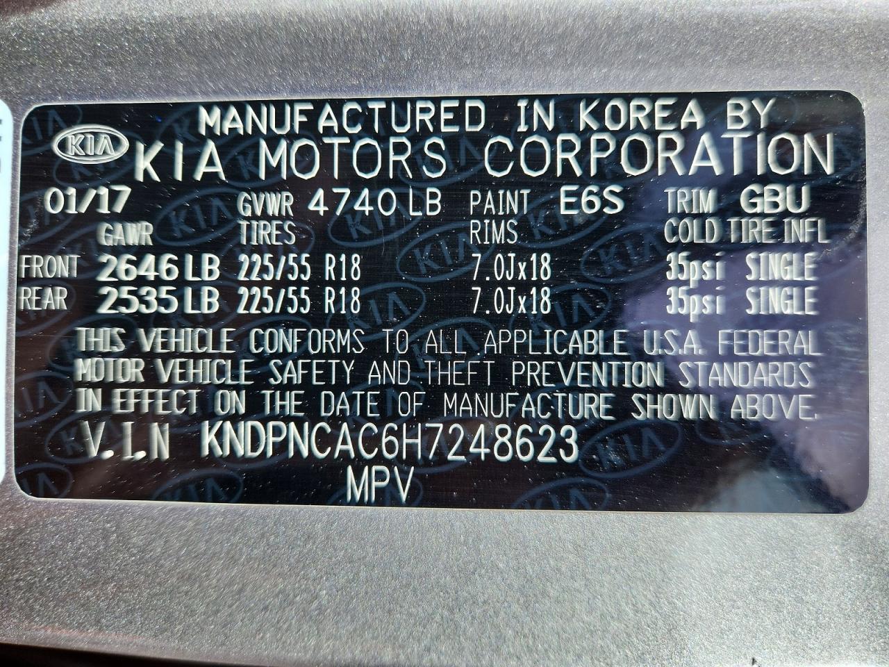 2017 KIA SPORTAGE EX photo 25