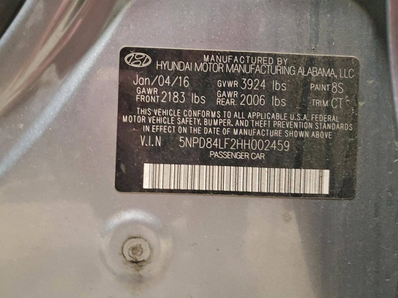 2017 HYUNDAI ELANTRA SE photo 37