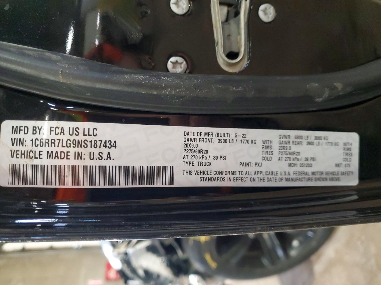 2022 RAM 1500 CLASSIC SLT photo 12